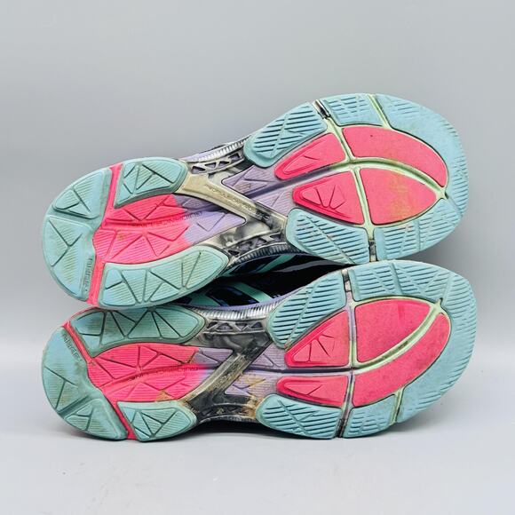 ASICS Shoes Womens 8.5 Multicolor Triathlon Gel Noosa Tri Running Bike Sneakers - Picture 10 of 12